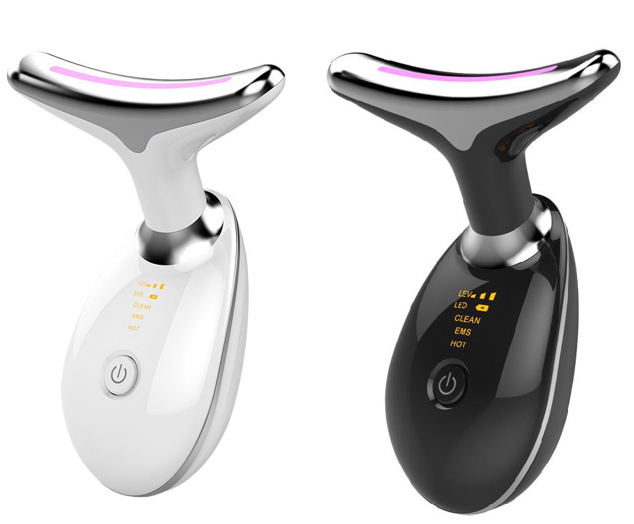 7-Color LED Therapy Neck & Face Massager